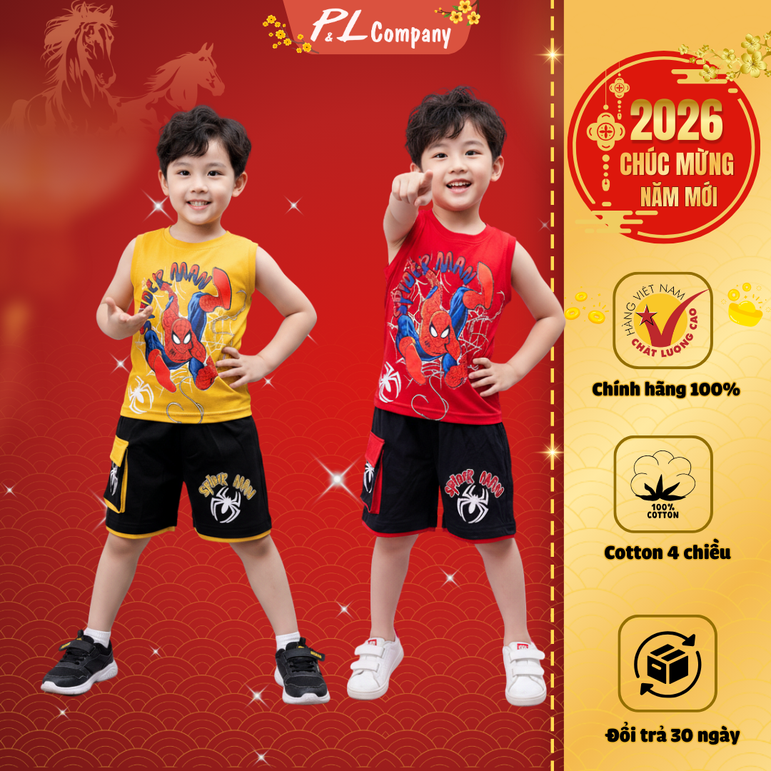 Yoko - Đồ bộ bé trai chất vải cotton 4 chiều thoáng mát, có đủ 5 màu cho bé lựa chọn YOB5088