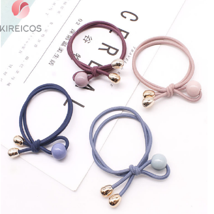 [HCM]Set 5 Dây Cột Tóc Hình Viên Bi Hàn Quốc 096 - Màu Ngẫu Nhiên - kireicos
