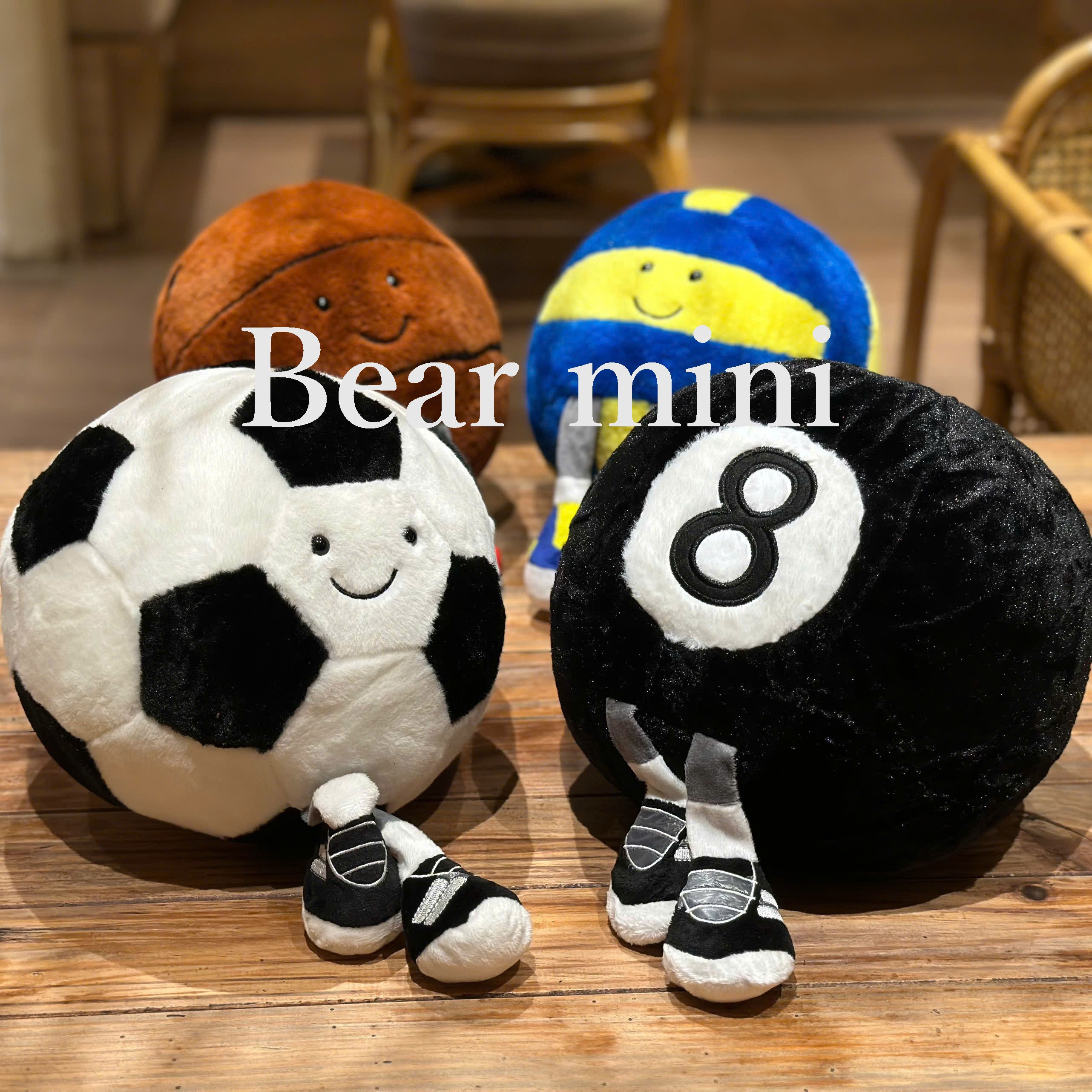 gấu bông hình quả bóng đá size 35Cm bóng rổ , bi-đa mềm mịn dễ thương