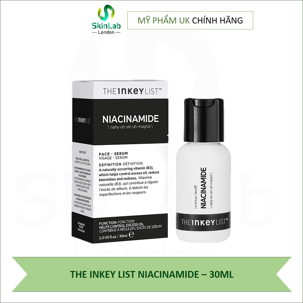 Tinh chất The Inkey List Niacinamide - 30ml (Bill Anh)