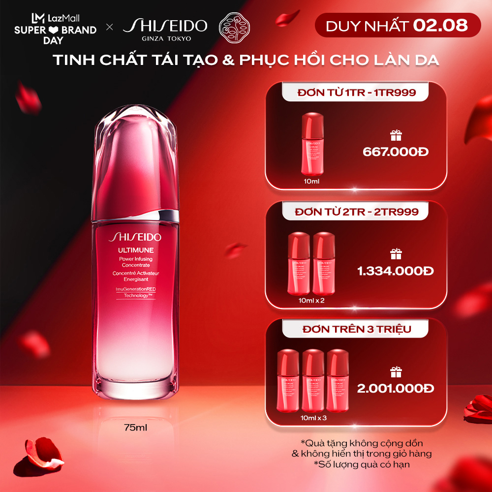 - Tinh chất dưỡng da Shiseido Ultimune Power Infusing Concentrate 75ml