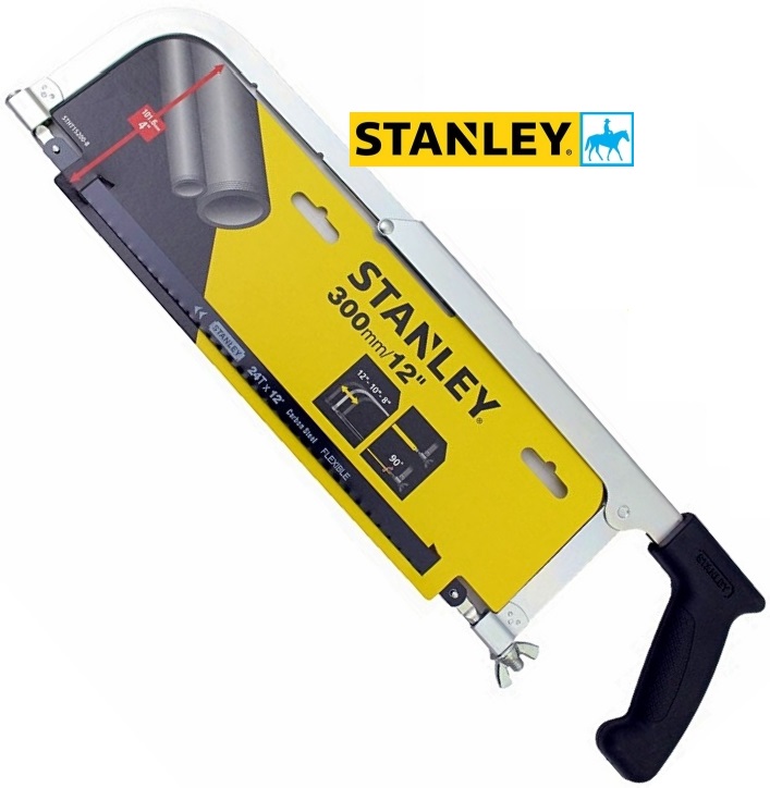 Cưa sắt điều chỉnh độ dài cưa 12inch 10inch 8inch 300mm stanley stht15200-8