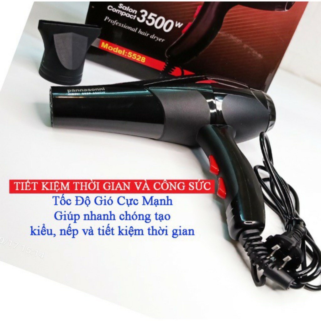 Máy sấy tóc 2 chiều nóng lạnh công suất lớn 3500w-th_5528 bảo hành 1 đôi 1