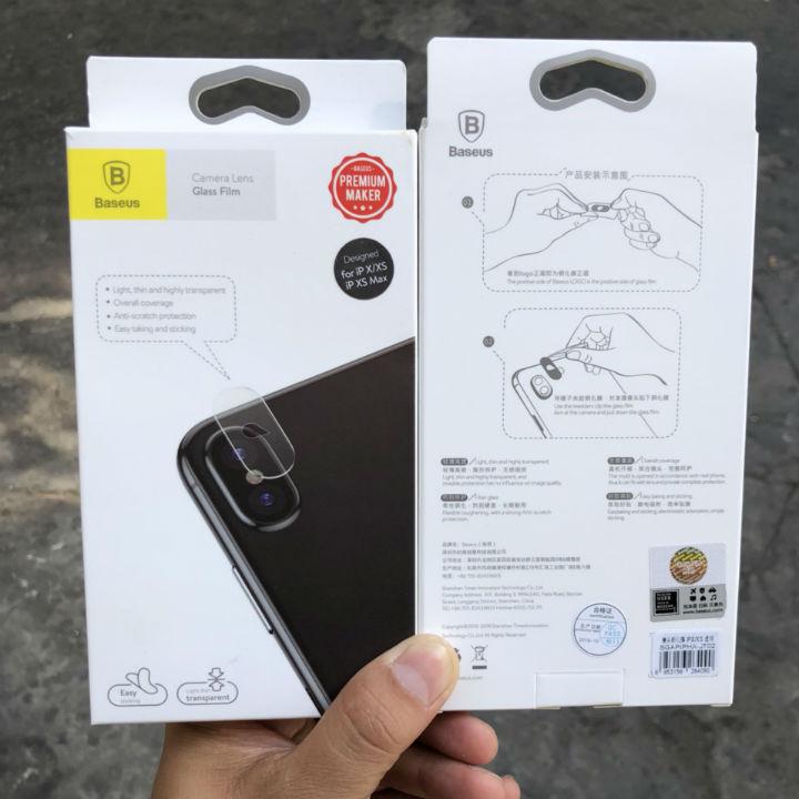 Kính cường lực camera baseus cho ip 7p/8p/x/xs/xsm
