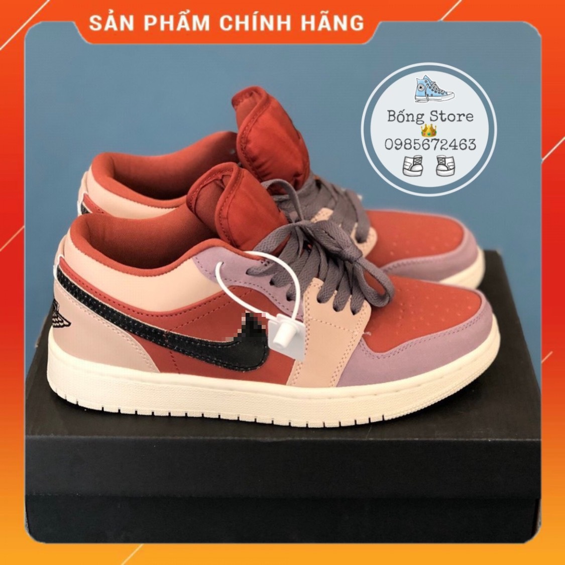 Giày JD1 LOW, jodan canyon cổ thấp thể thao nam nữ full box bill shop Bống giày sneaker