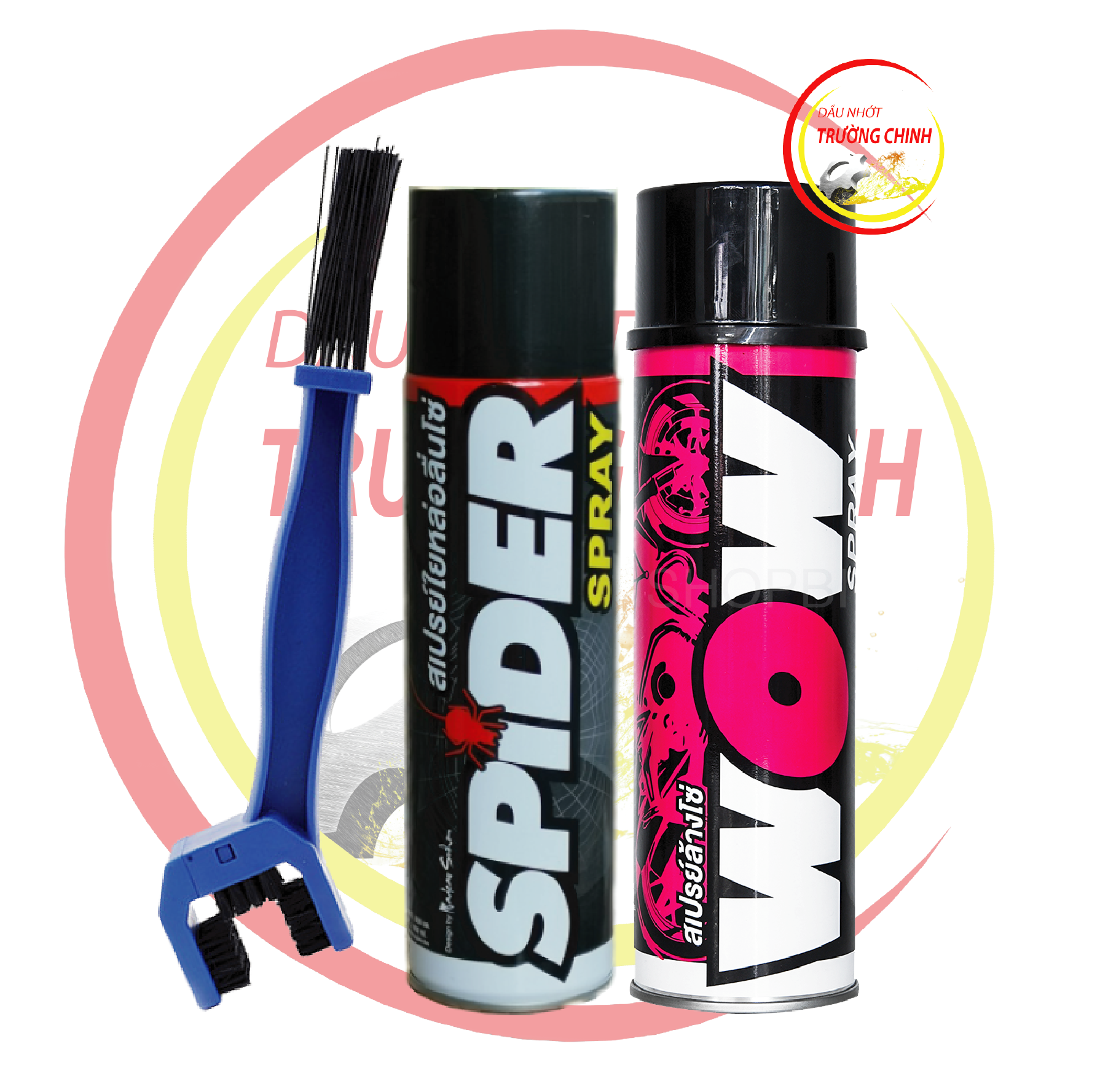 Compo 3 sp bôi trơn xịt sên spider- wow thái lan