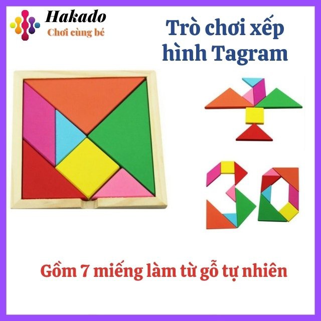 Đồ chơi xếp hình Tagram bằng gỗ