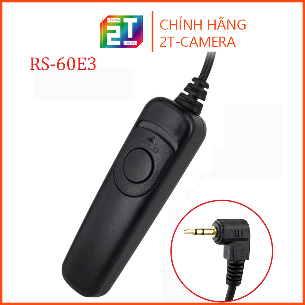 [HCM]Remote RS-60E3 cho máy ảnh EOS Canon 10D/20D/30D/40D/50D/60D/70D/77D/80D/100D/200D/300D/350D/400D/45