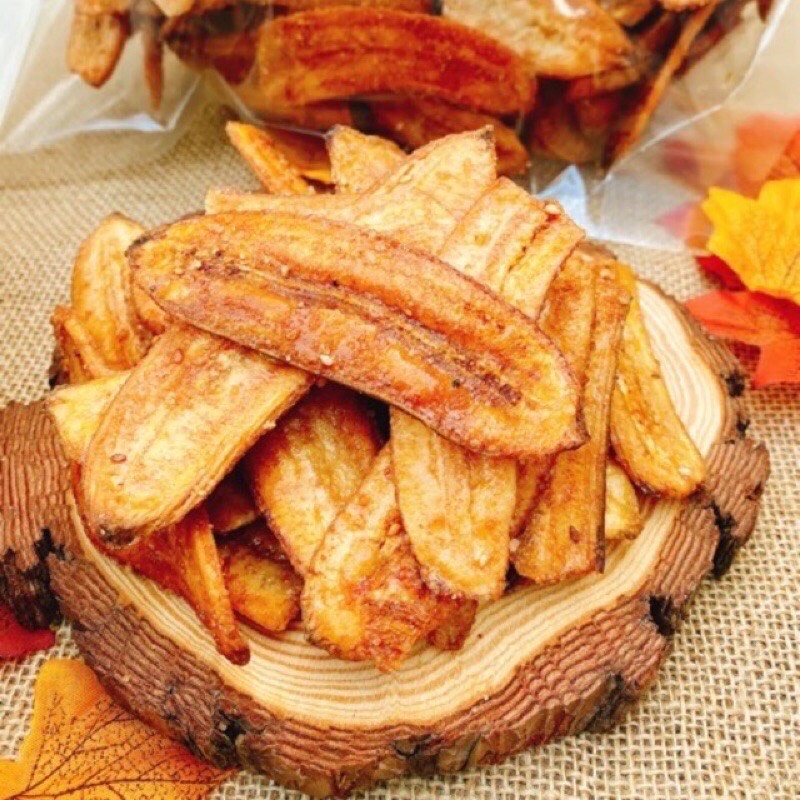 Chuối sấy mè gừng 22k/ 1 gói 300g