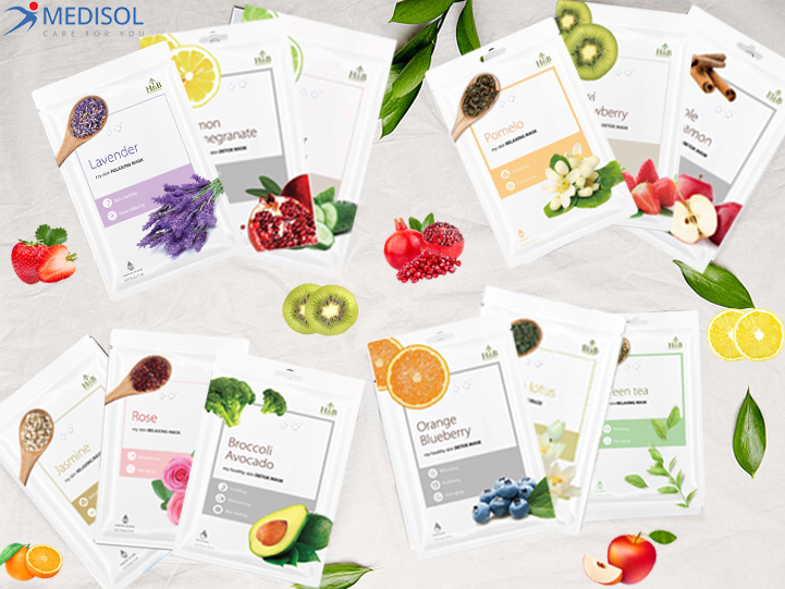 Mặt Nạ Giấy Dưỡng Da Chiết Xuất Từ Thiên Nhiên HnB Detox & Relaxing