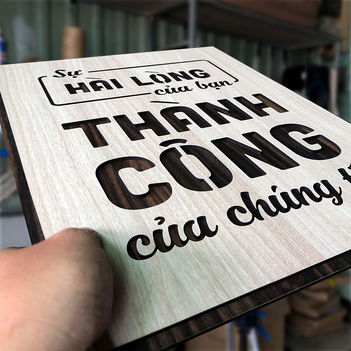 Tranh châm ngôn cuộc sống tbig085: sự hài lòng của bạn là thành công của chúng tôi