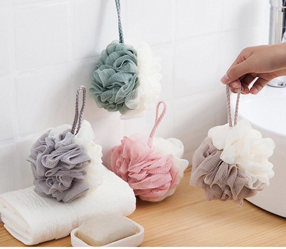 [HCM]Bông Tắm Lưới 2 lớp Mềm Mịn