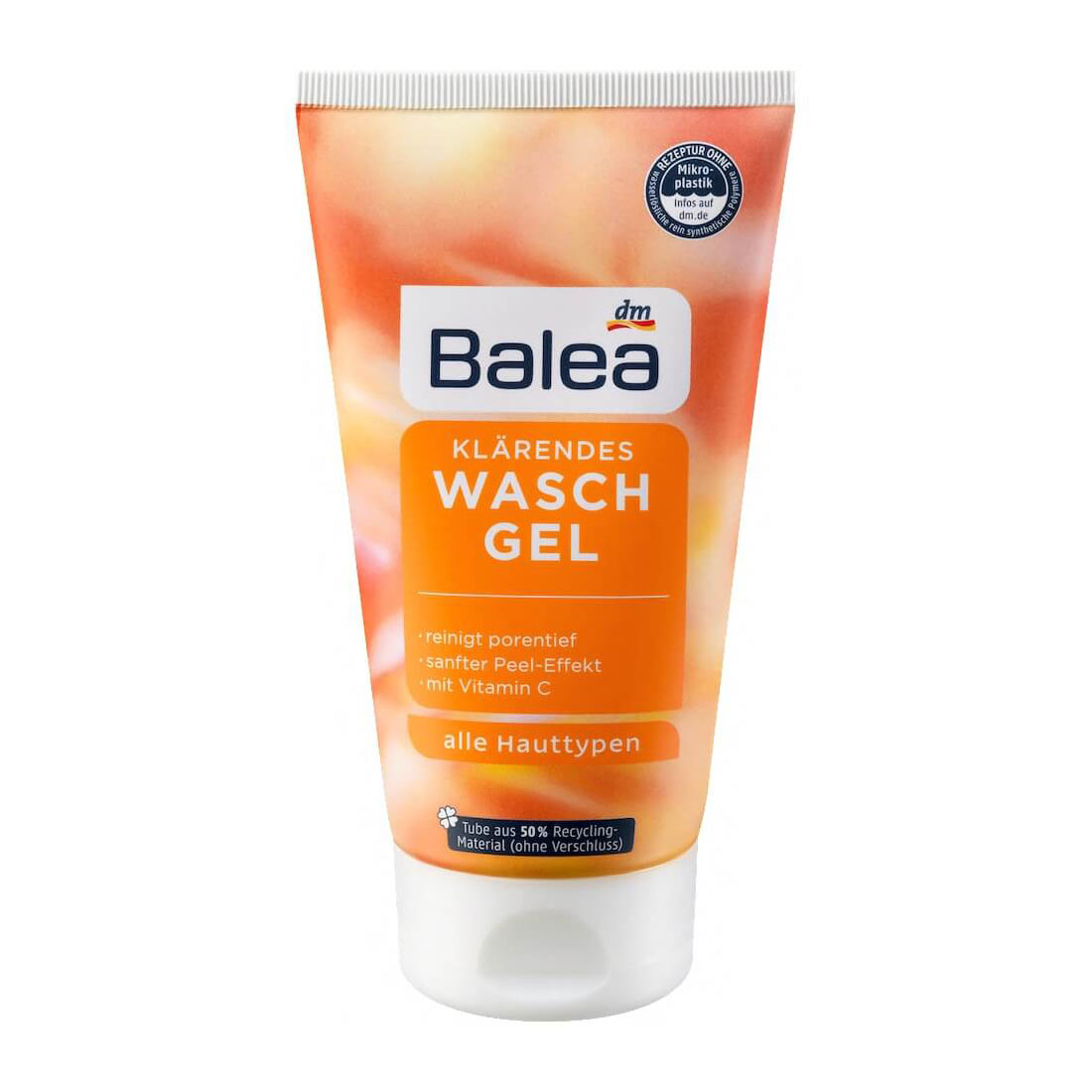 Sữa rửa mặt Balea Vitamin C làm sáng da, hương chanh tự nhiên, tuýp 150ml, hàng chuẩn Đức.