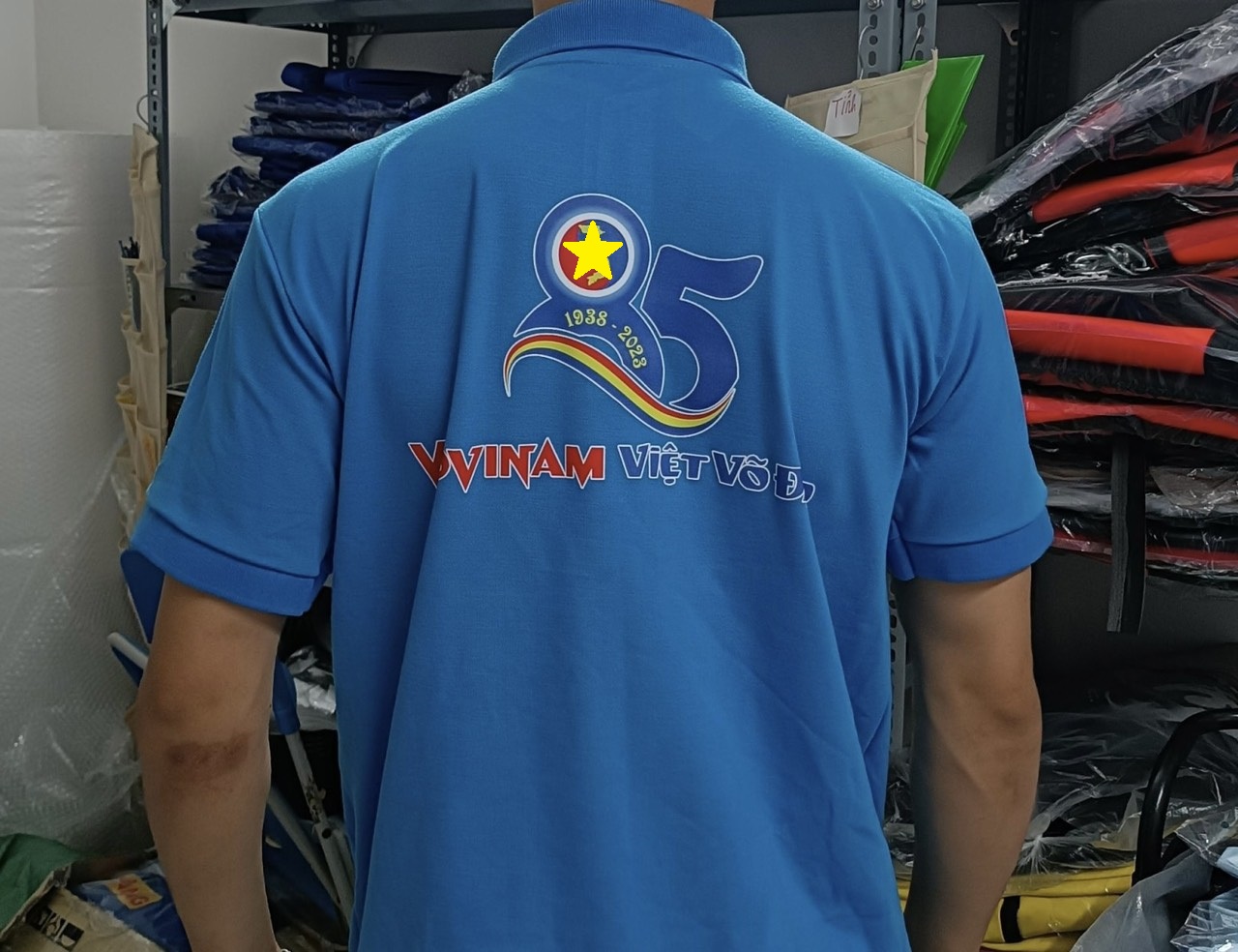 {ÁO THUN POLY CÓ CỔ}  IN 85 NĂM VOVINAM MÔN PHÁI AILAIKIT