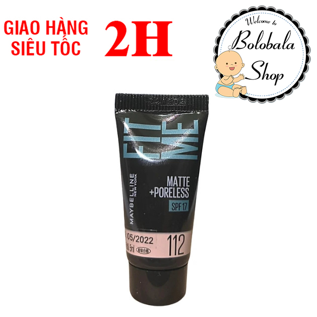 Kem nền/ Kem lót Maybelline mini 5ml Fit me 112