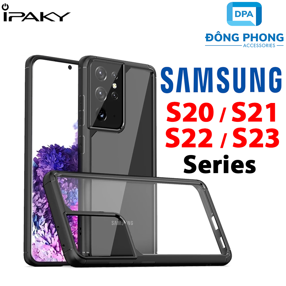 Ốp lưng ipaky samsung s20 / s21 / s22 / s23 series chống sốc cao cấp
