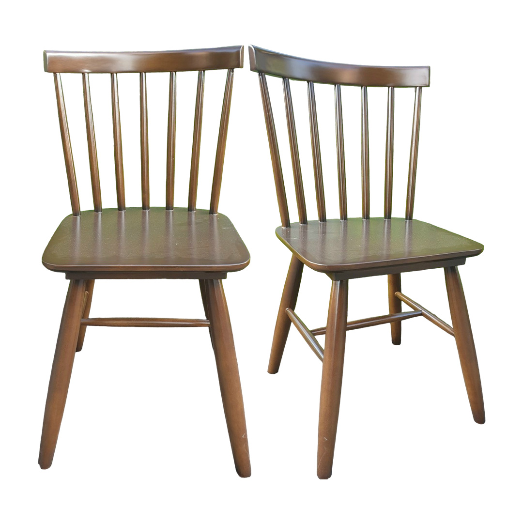 [Freeship] Ghế tựa nan phòng ăn IBIE Pinnstol Alpha gỗ cao su, tùy chọn màu sắc, phong cách hiện đại, hàng loại 1 sơn PU 3 lớp chuẩn xuất khẩu Nhật/Hàn