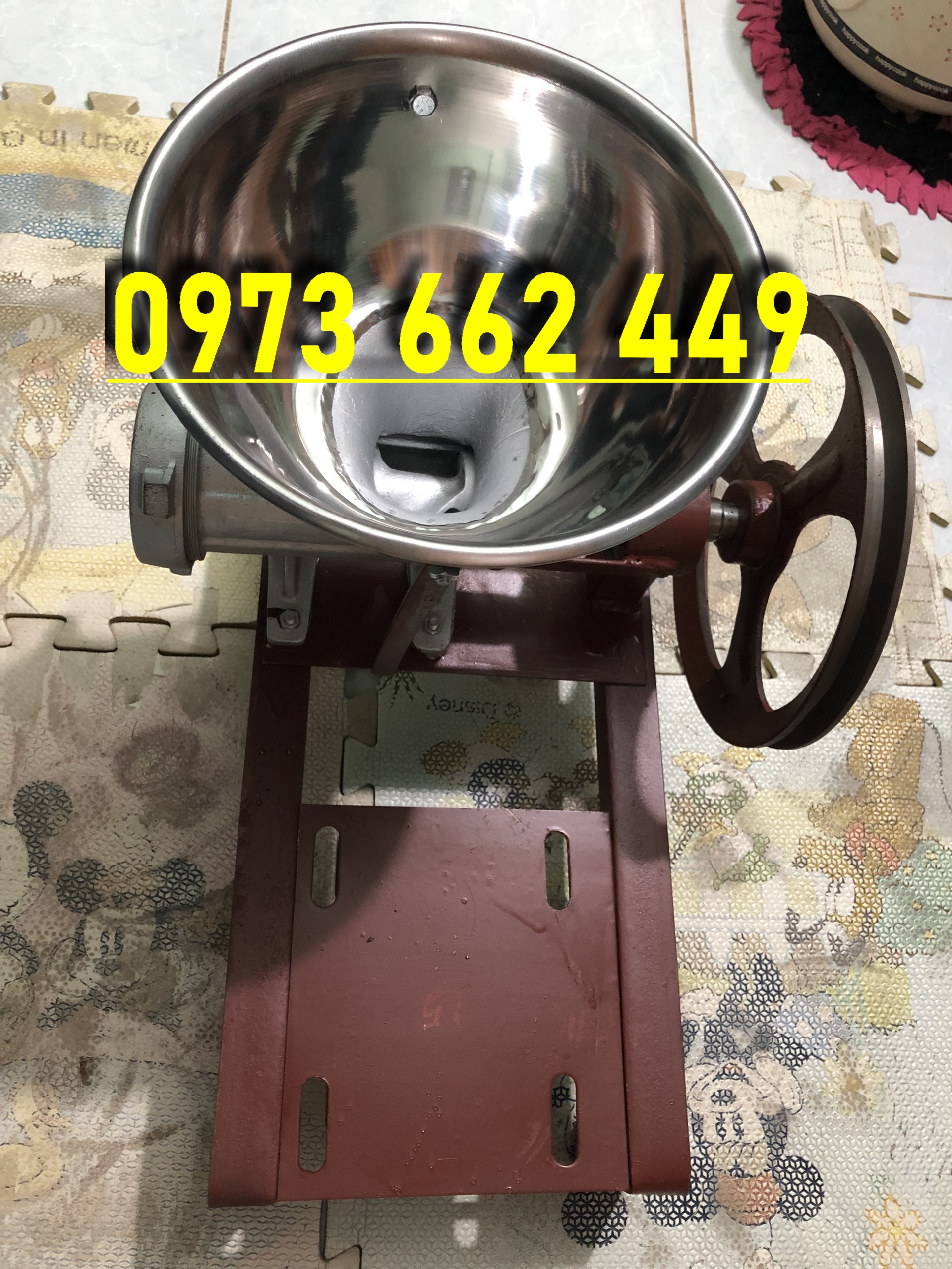 Cối xay xương, xay đùn cám chim, cám gà