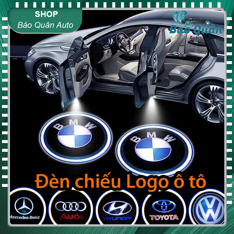 Bộ 2 đèn chiếu LOGO ô tô cảnh báo mở cửa xe