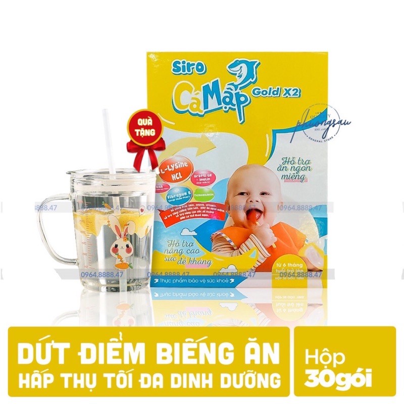 [Hết biếng ăn] Siro ăn ngon baby Shark mẫu mới bé ăn khỏe ngủ ngon