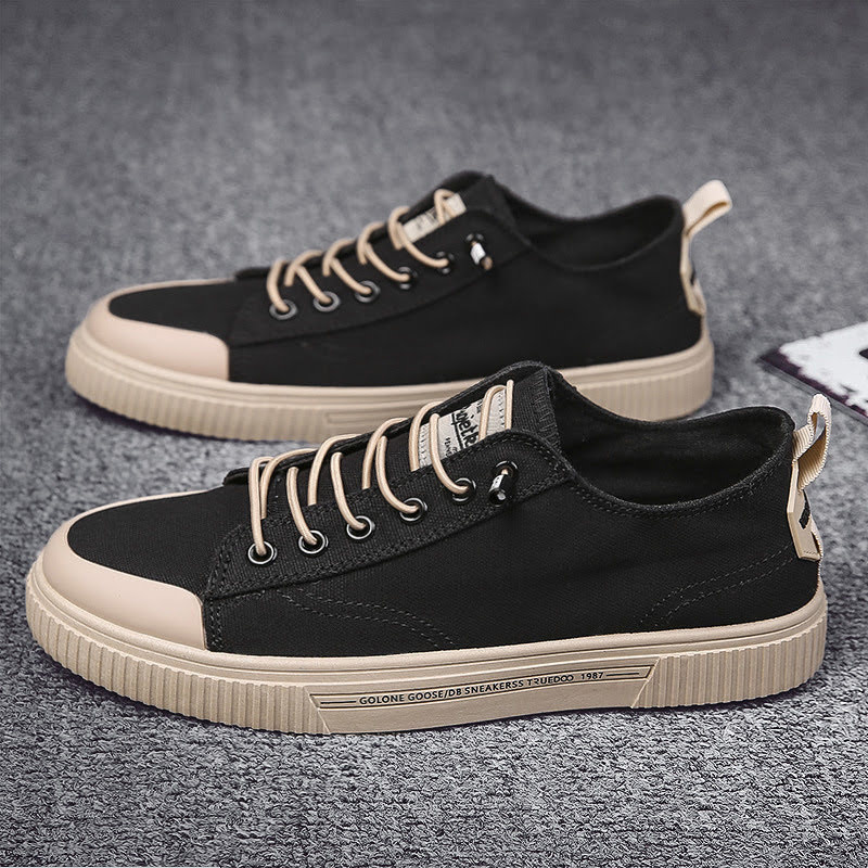 Giày Nam Sneaker Chất Liệu Vải Bò, Đế Cao Su Mềm Phong Cách Trẻ Trung Năng Động - Mã sản phẩm: D87