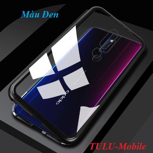 Combo ốp lưng từ tính + kính cường lực 9d oppo f11