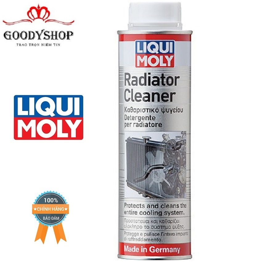 Dung dịch vệ sinh két nước, súc két nước 300ml liqui moly radiator cleaner 1804 goodyshop