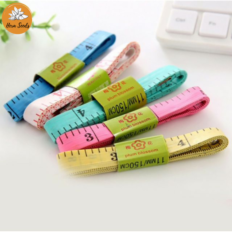 Thước dây đo eo,bụng ,đo chiều cao nhiều màu