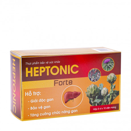 Hộp 50 viên Heptonic Forte- giải độc gan và bảo vệ gan và tăng cường chức năng gan