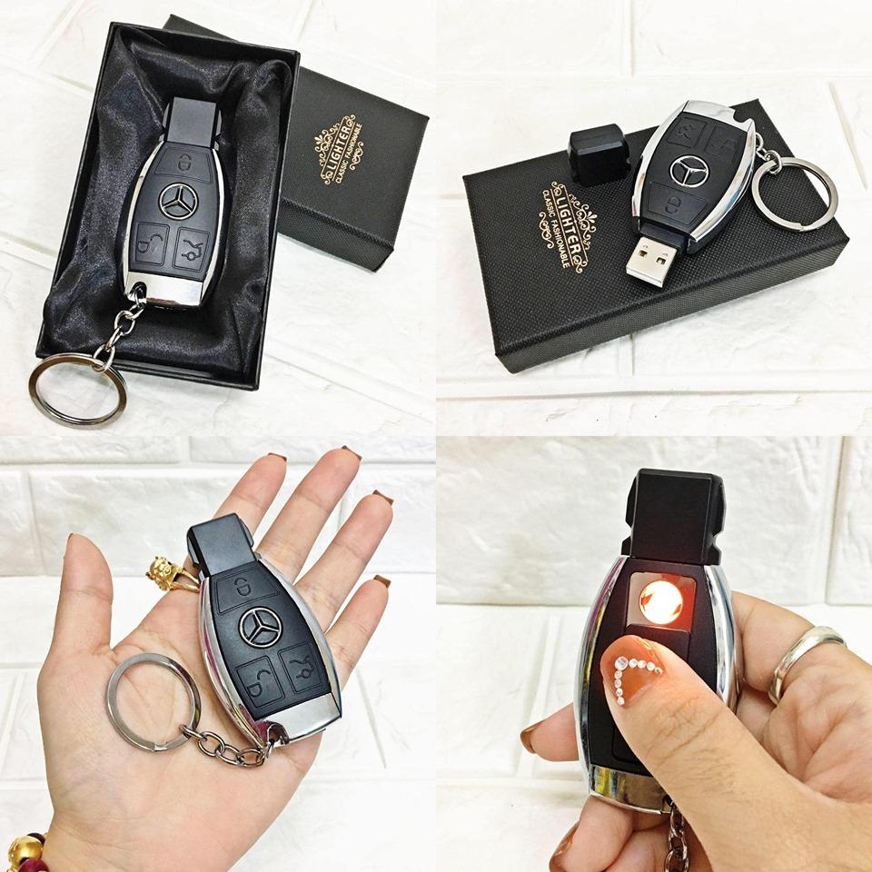 Bật lửa điên - móc khóa xe hơi mercedes -