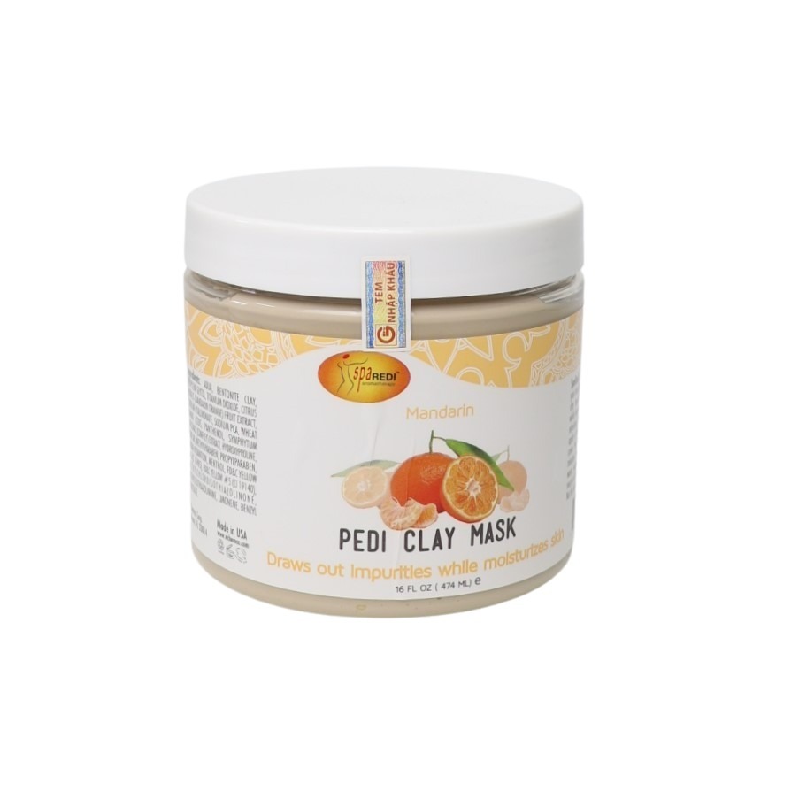 Mặt nạ đất sét pedi clay mask mùi cam 474 ml