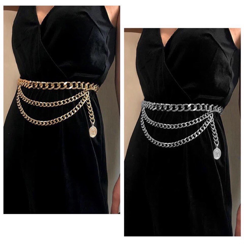 Đai váy xích cá tính - belt chain