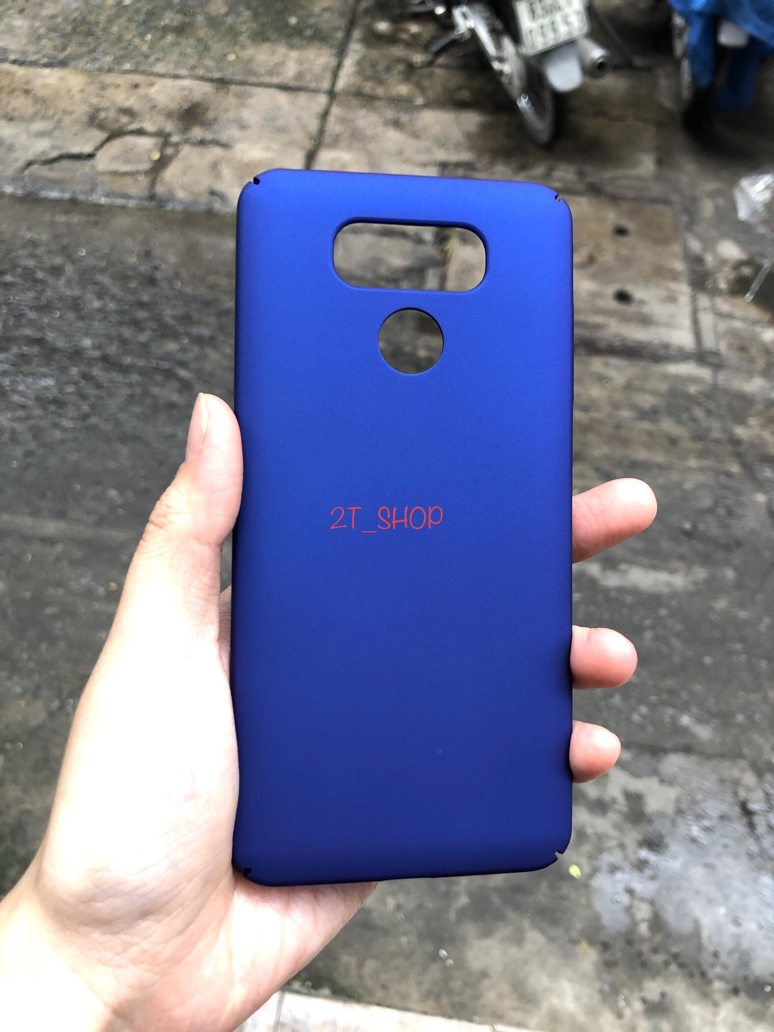 Ốp lưng nhựa cứng, màu trơn dành cho lg g6