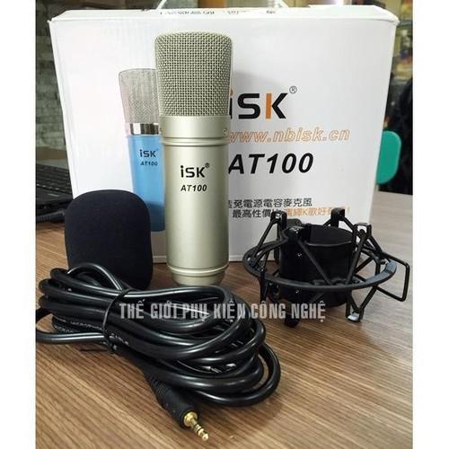Micro thu âm ISK AT-100- Mic hát livestream thu nghe cực hay