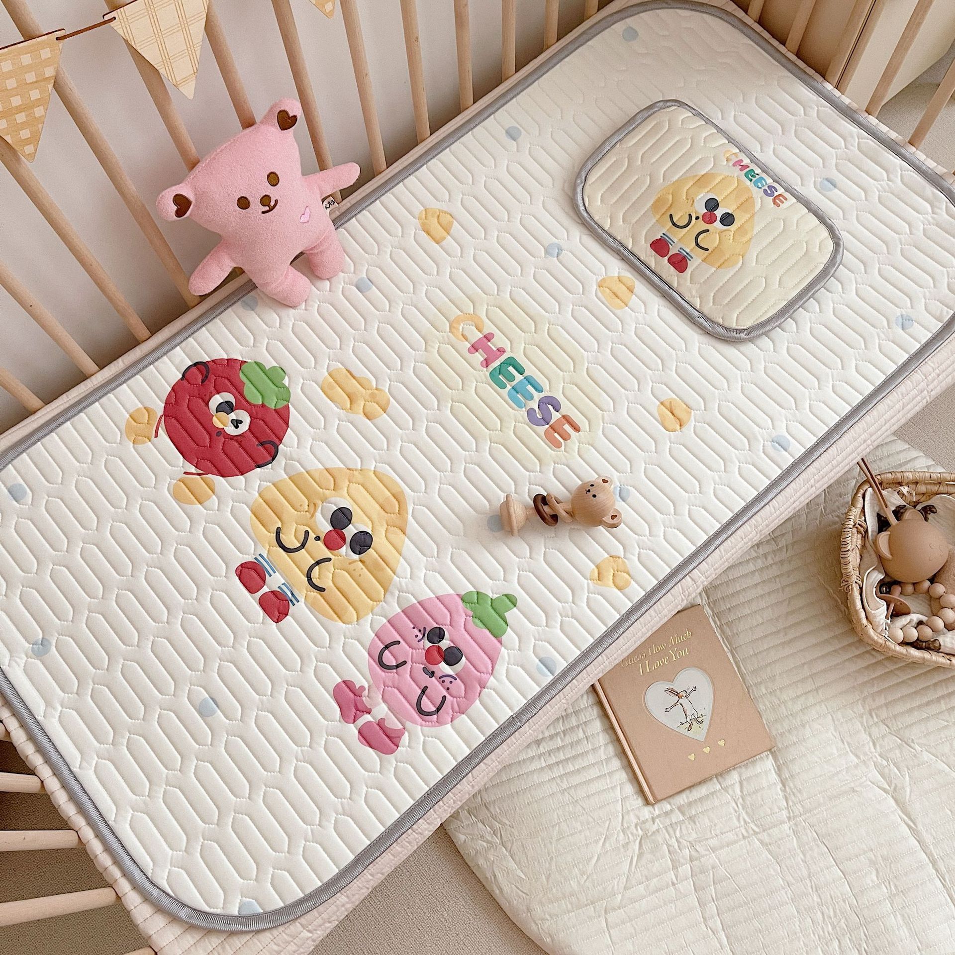 Tặng kèm gối | chiếu điều hòa, đệm điều hòa chống nóng cho bé in hình 5d