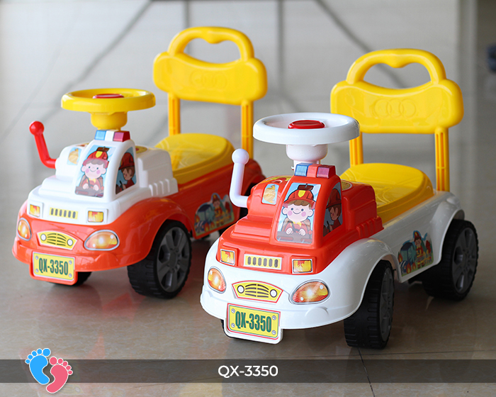 Xe chòi chân mô hình xe cứu hỏa baby plaza qx-3350