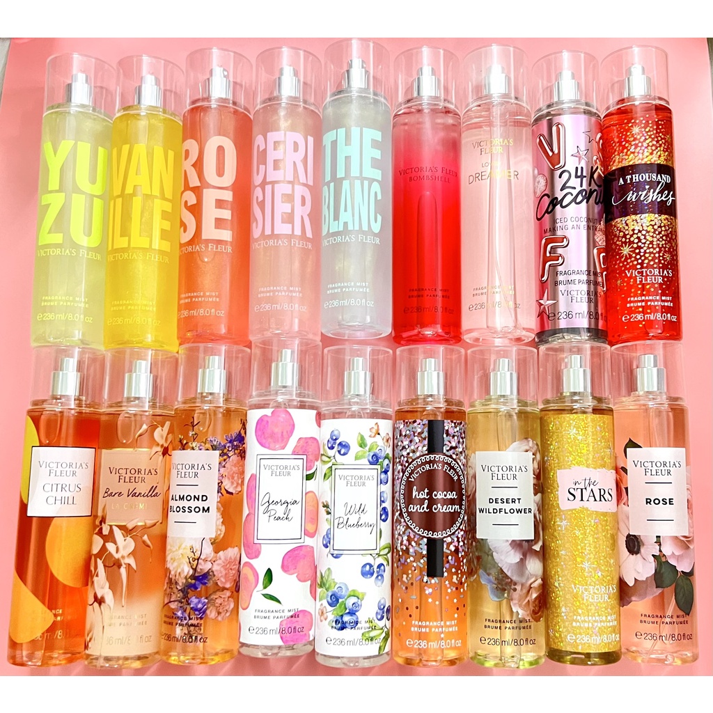 Xịt thơm body 236ml VICTORIA FLEUR - HƯƠNG SEXY nước hoa nữ body mist vic toàn thân giá rẻ we store perfume
