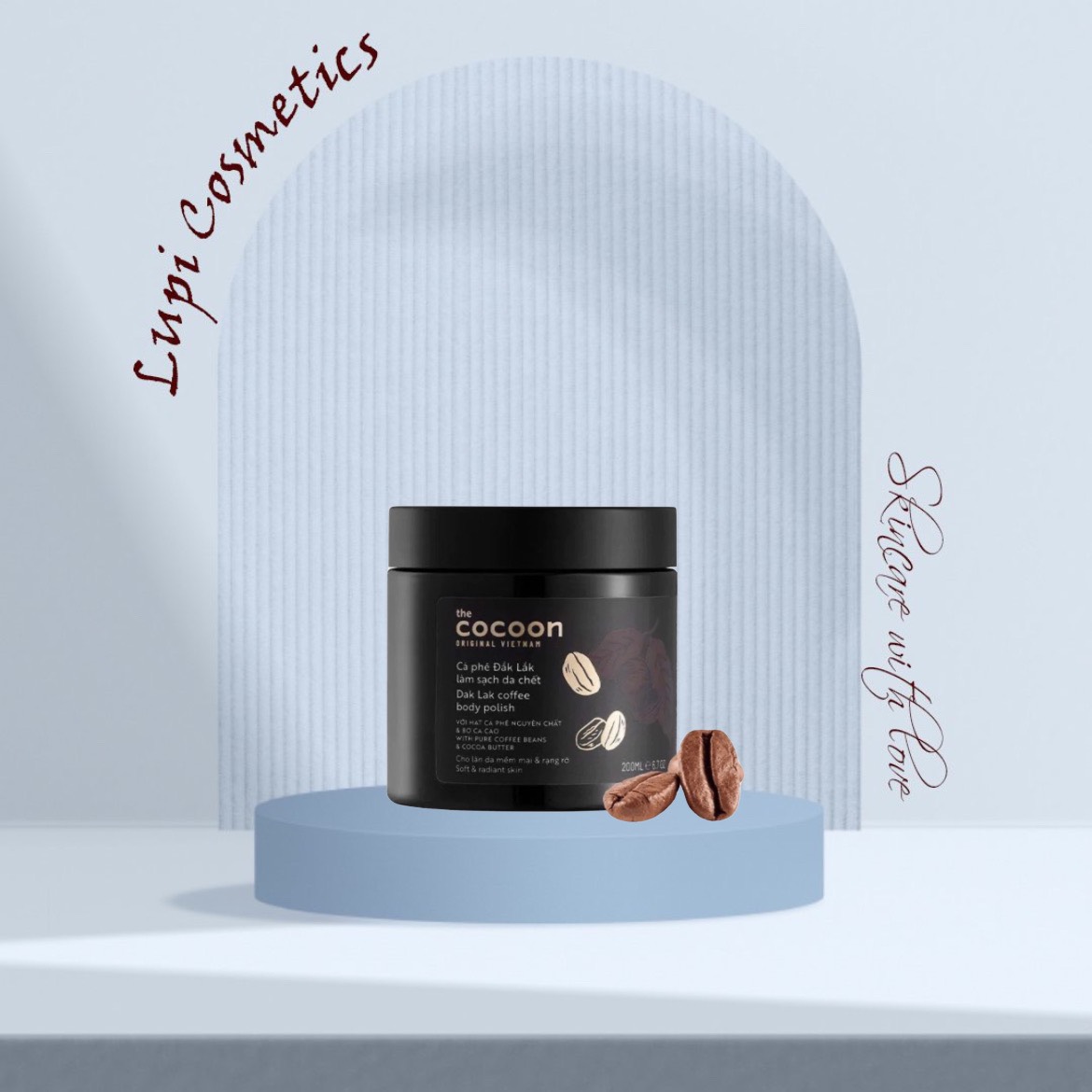 Tẩy da chết body Cocoon cà phê 200ml