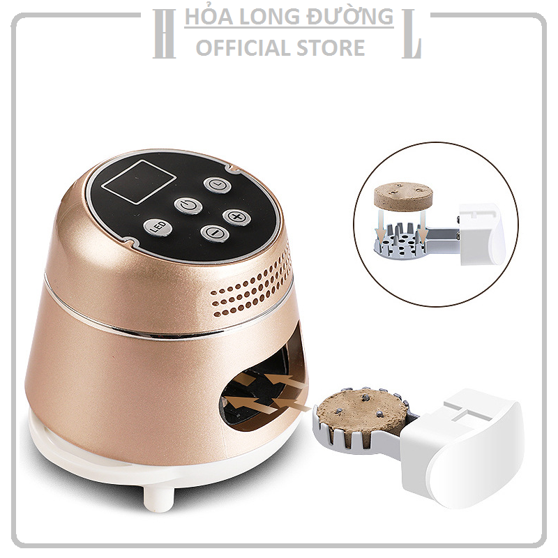 [Freeship+Tặng Viên Ngải Cứu] Máy Xông Ngải Cứu - Máy Xông Ngải Cứu Hồng Ngoại, Hỗ Trợ Giảm Đau Cơ Bắp, Giảm Căng Thẳng Mệt Mỏi, Hỗ Trợ Lưu Thông Khí Huyết, Giảm Đau Bụng Kinh, Chất Liệu ABS An Toàn Cho Da