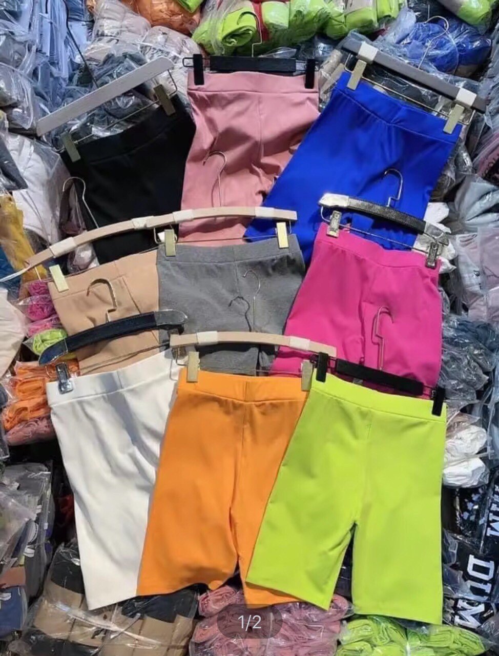 Quần legging nữ lửng nhiều màu