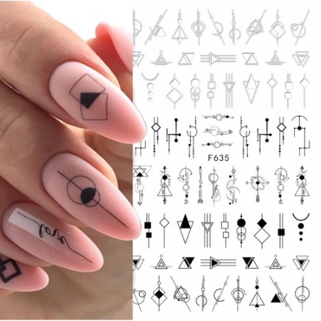 Sticker trang trí móng tay - miếng dán trang trí móng tay 3d cực đẹp