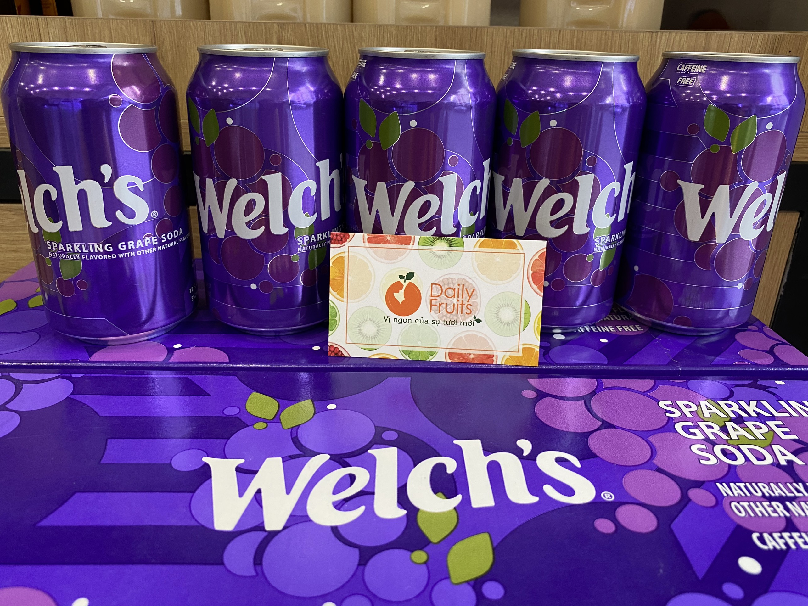 Nước ngọt  Soda Welch Nho Mỹ