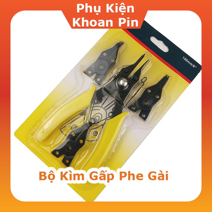 Bộ kìm mở phe đa năng 4 đầu