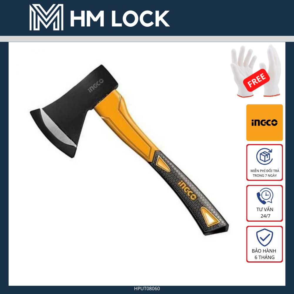 Búa rìu ingco 600g, 800g, 1000g, 1250g - hàng chính hãng - - hm lock