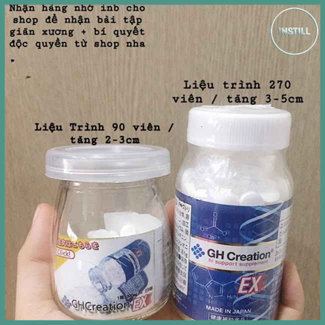 Viên uống tăng chiều cao Nhật GH- Creation (90 viên)
