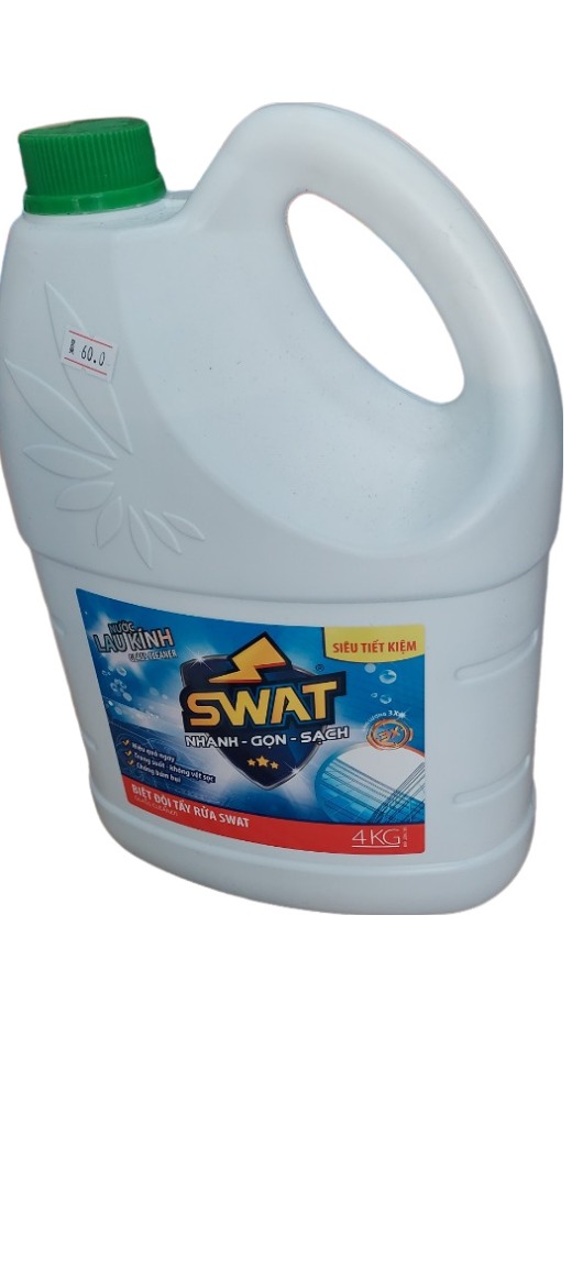 Nước lau kính Swat can 4kg