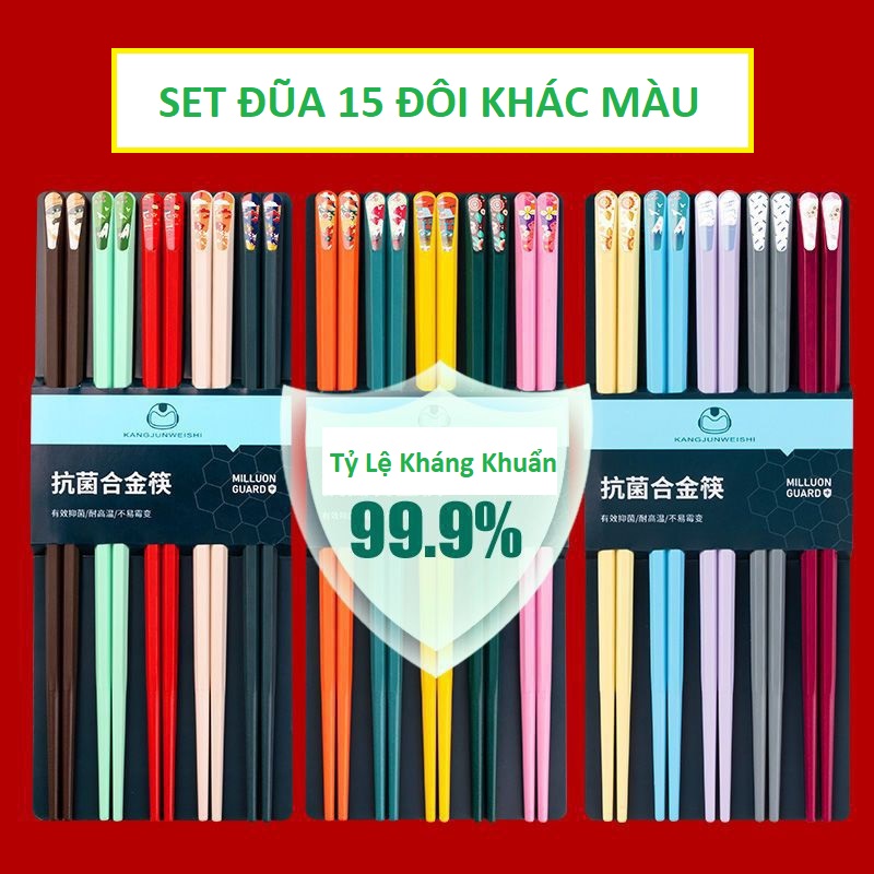 Đũa gia đình sợi thủy tinh chống mốc, chống trơn trượt, đũa ăn cao cấp phong cách Nhật