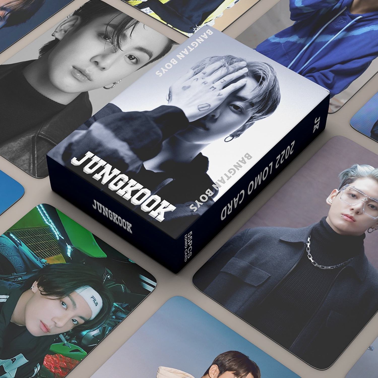 Bộ sưu tập lomo card bts jungkook solo bo góc ảnh bóng 2022 kpop