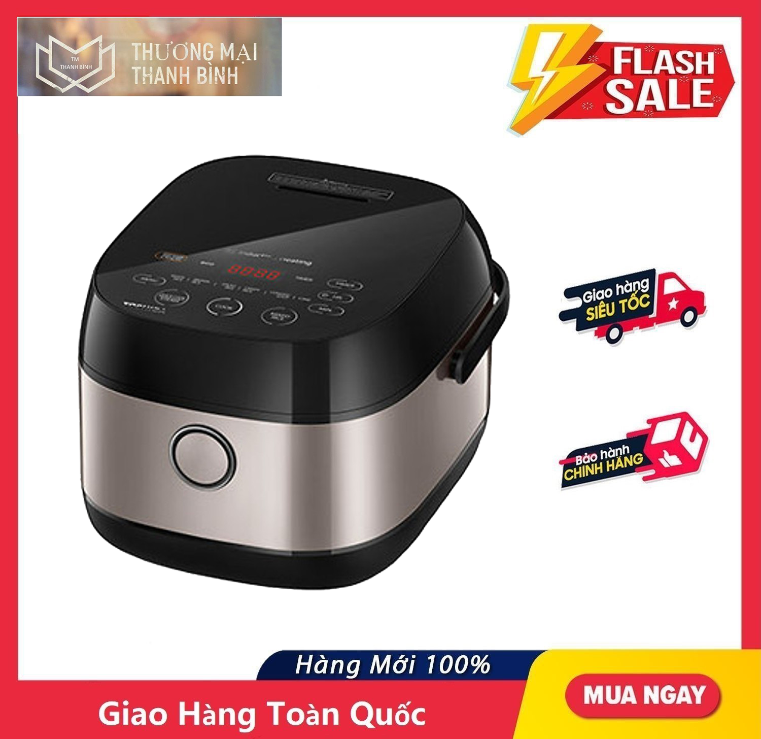 Nồi cơm điện tử cao tần toshiba rc-10ix1pv - bảo hành chính hãng