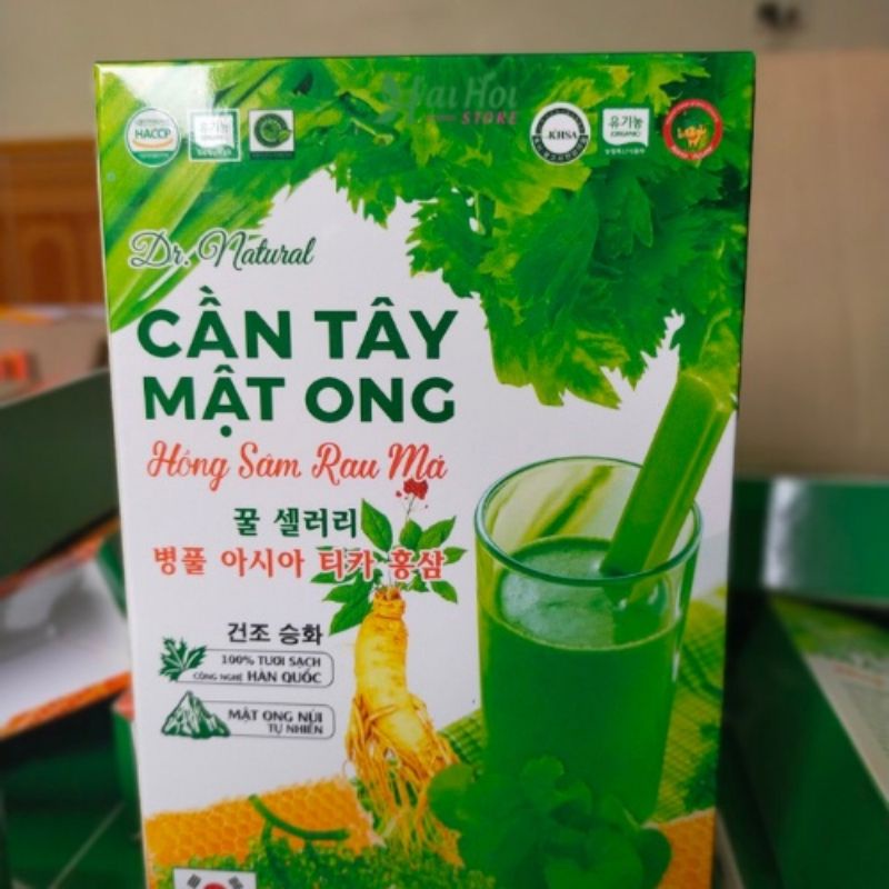 Cần tây mật ong . Cần tây mật ong hồng sâm rau má, giảm cân, đẹp da, đẹp dáng, sáng da, thanh lọc cơ thể.